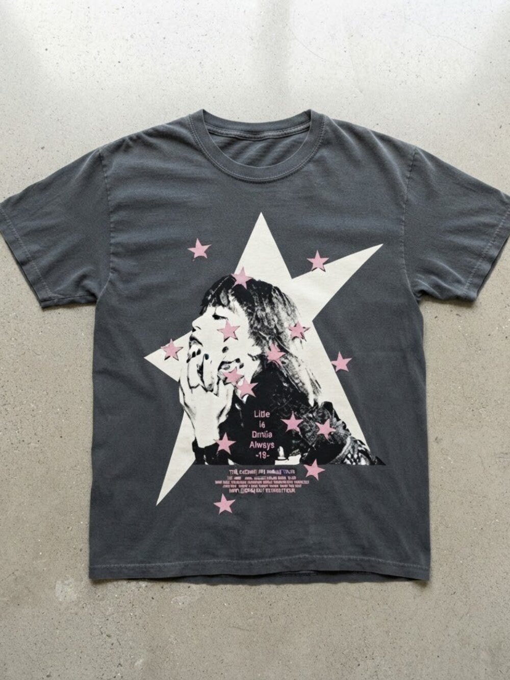 LiSA LiVE is Smile Always～15～ Europe & UK Tour 2026 Star Graphic Charcoal Tee